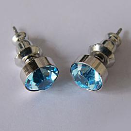 Foto Mont Bleu Light Blue Swarovski Earrings EMB8.2