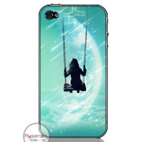 Foto Moon girl iPhone 4, 4S protective case