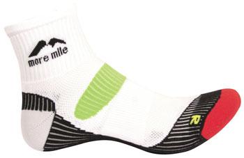 Foto More Mile London Running Sock MMCushSock-RedToe