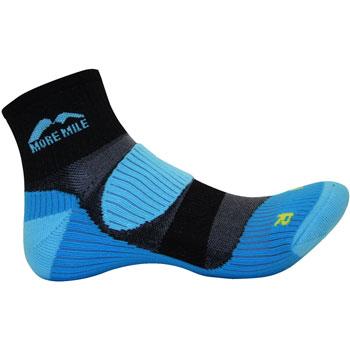 Foto More Mile London Running Sock (Neon Blue) MM1447