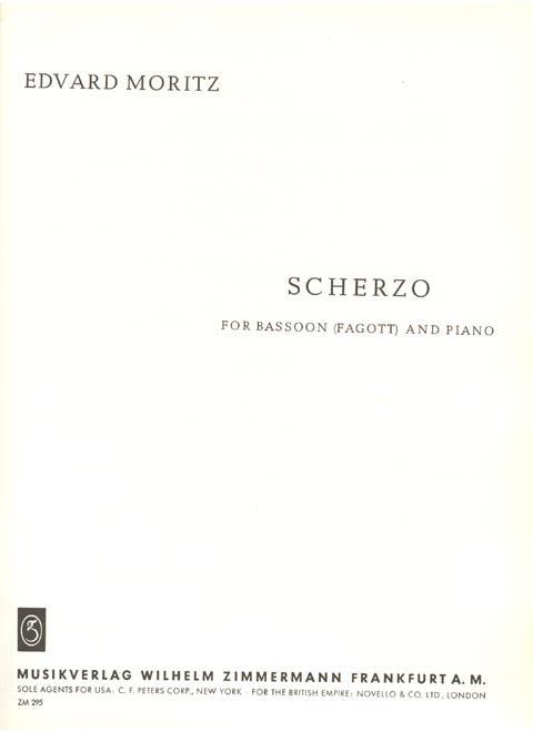 Foto moritz, edvard: scherzo for bassoon and piano op. 104b