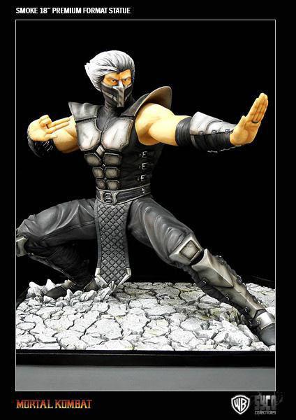 Foto Mortal Kombat 9 Premium Format Estatua Smoke 46 Cm