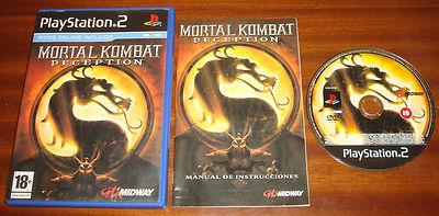 Foto Mortal Kombat Deception - Playstation 2 Ps2 - Pal España
