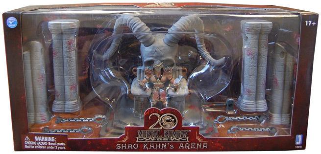 Foto Mortal Kombat Set Figuras Shao Kahn Throne & Arena 20th Anniversary Li