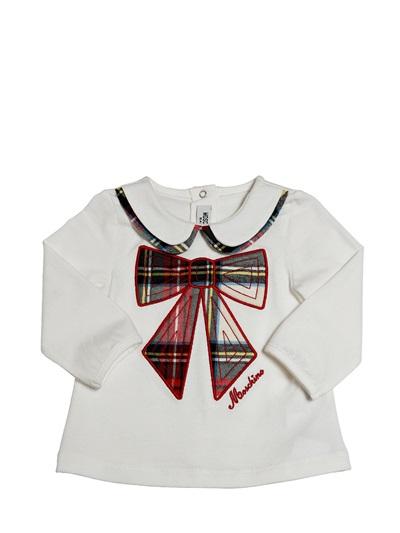 Foto moschino baby t-shirt de algodón jersey stretch