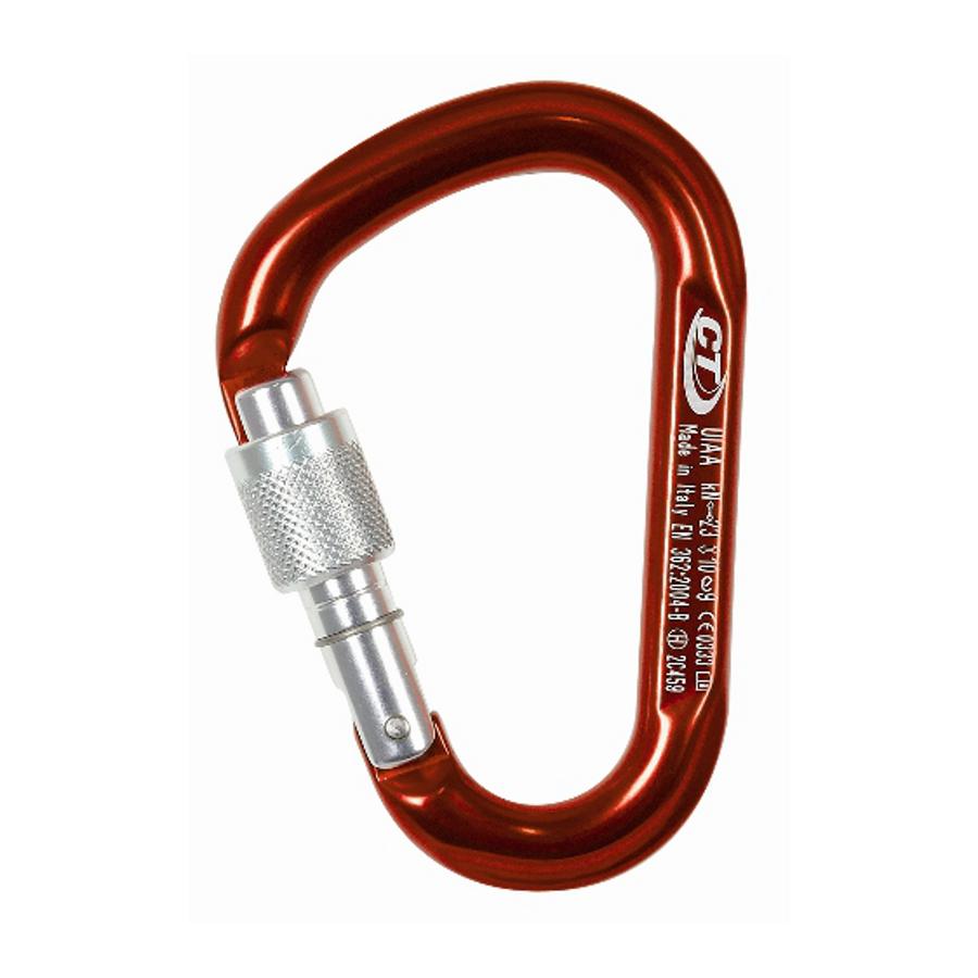 Foto Mosquetón Climbing Technology Snappy SG rojo