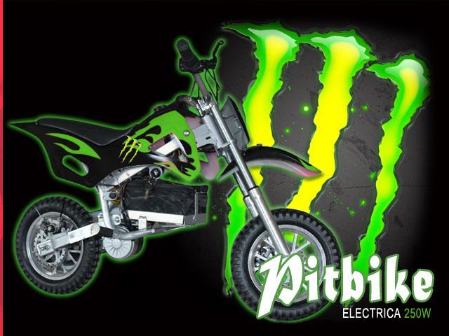 Foto Motocross eléctrica funcionamiento a 250w