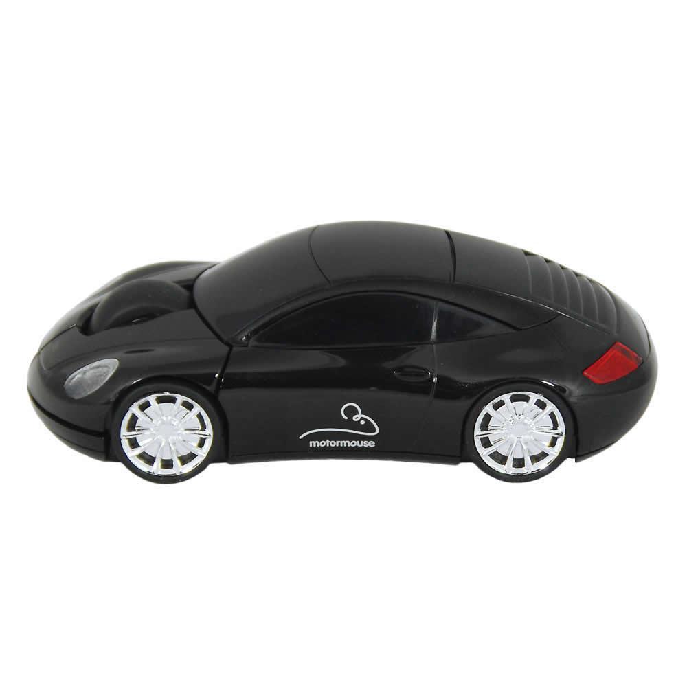 Foto MotorMouse Motor Car Wireless Computer Mouse - Black