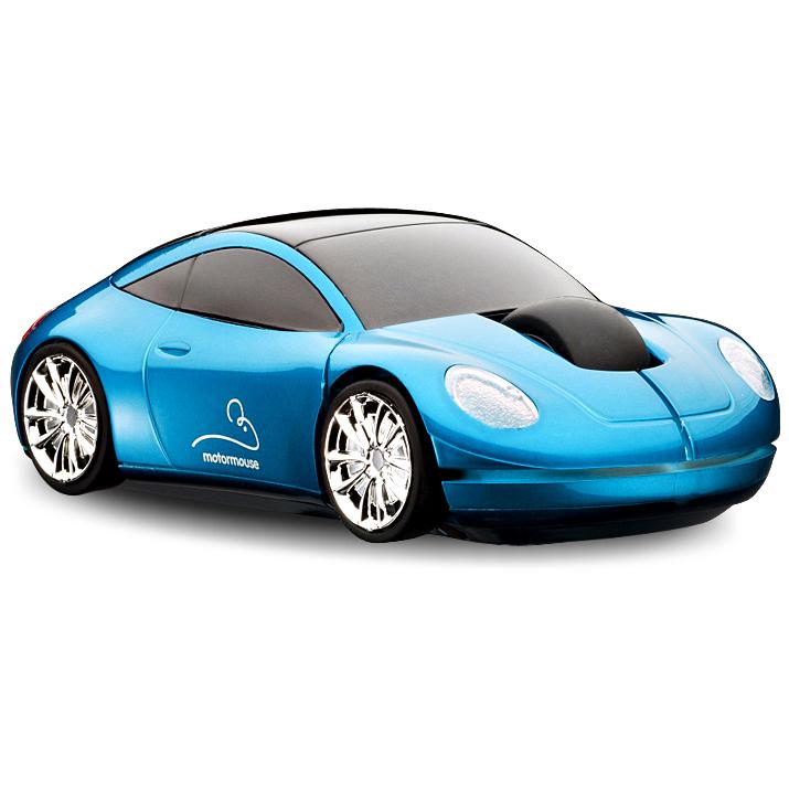 Foto Motormouse MotorMouse Motor Car Wireless Computer Mouse - Blue