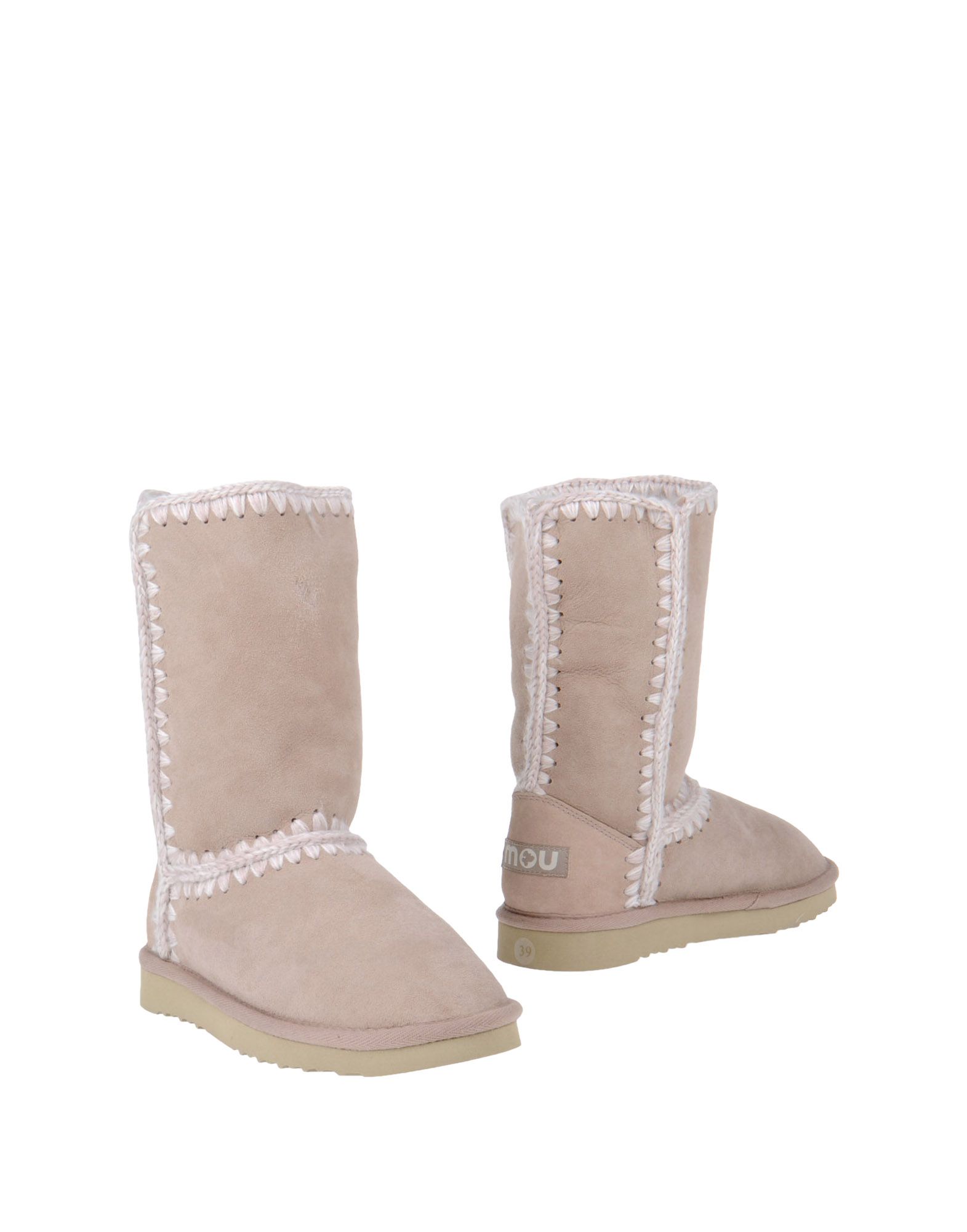 Foto Mou Botines De CañA Alta Mujer Gris perla