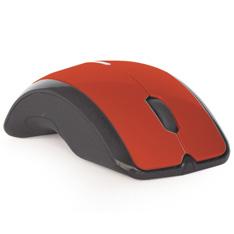 Foto mouse phoenix optico 2 4ghz cordless usb 800 1600dpi rojo