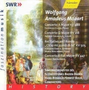 Foto Mozart - Piano Concerto; Violin Concerto; Horn Concerto