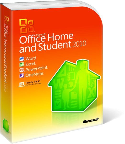 Foto MS Office Home+Student 2010/EN DVD W32