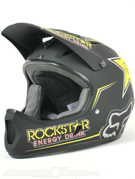 Foto MTB Casco Fox Rockstar Rampage Matte negro
