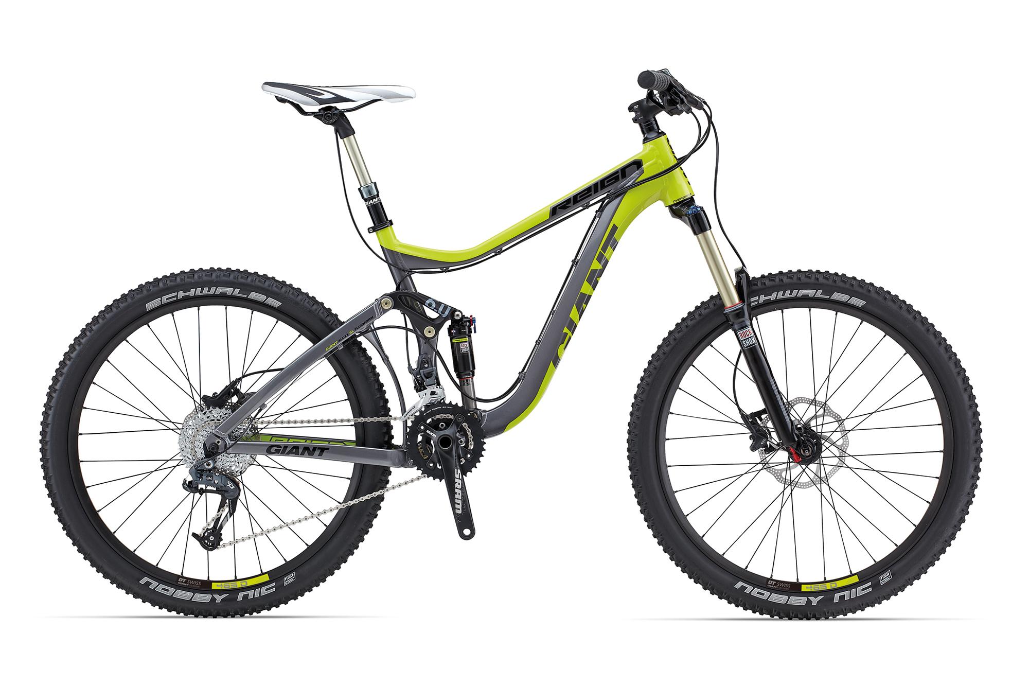 Foto MTB Giant Reign 2 gris/verde , 50,5 cm
