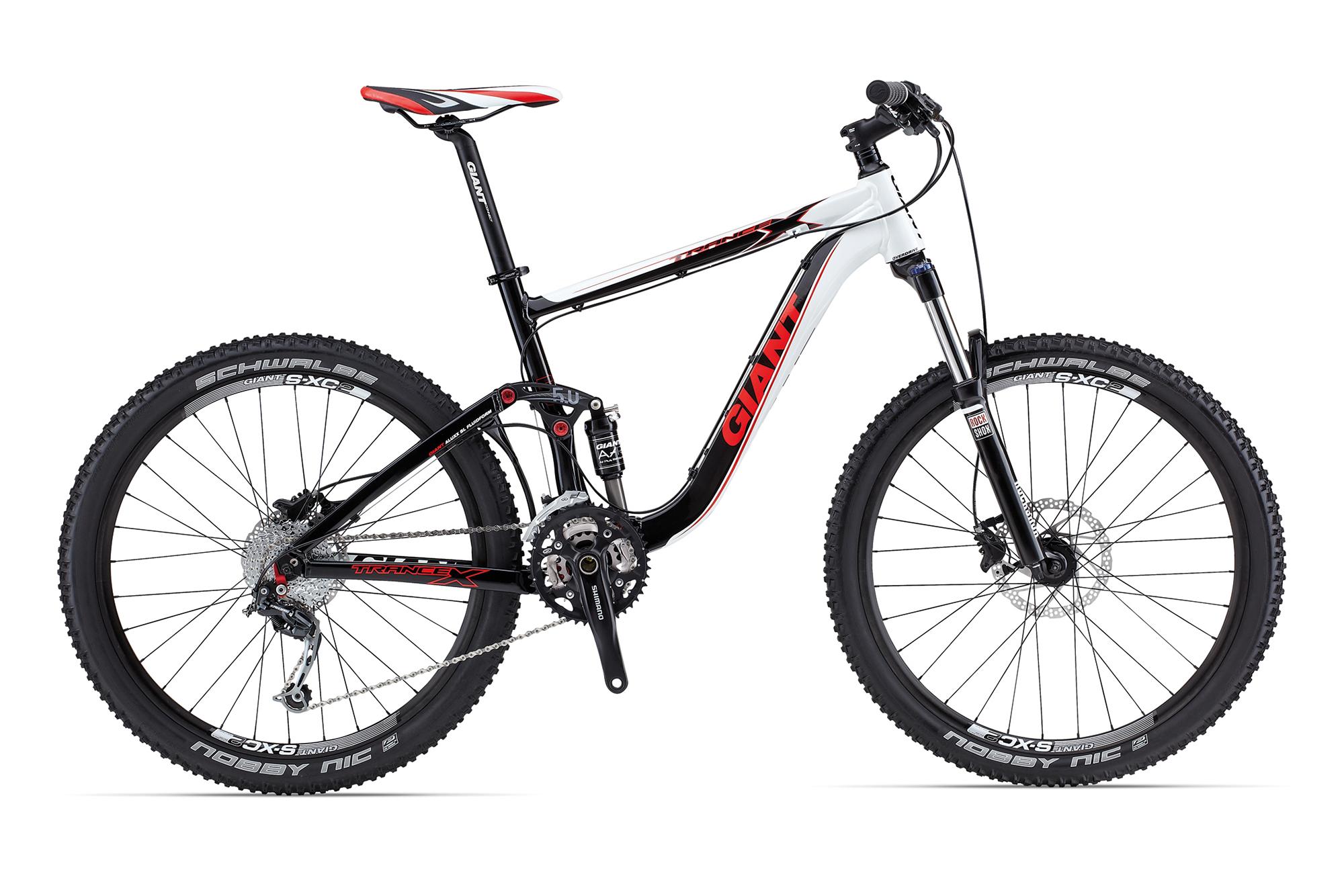 Foto MTB Giant Trance X3 blanco/negro , 44 cm