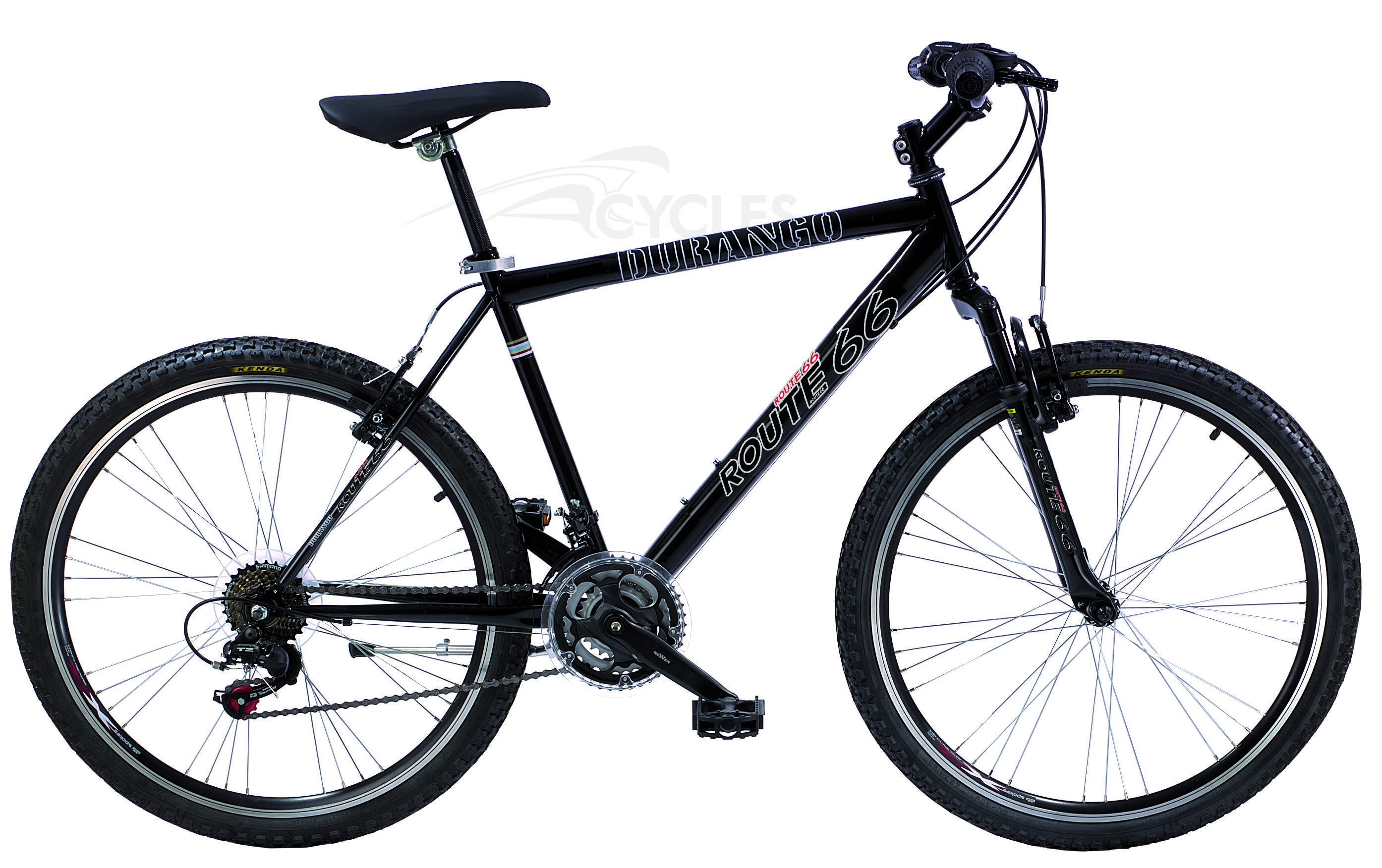 Foto MTB Route 66 Durango Hombre Negro Blanco
