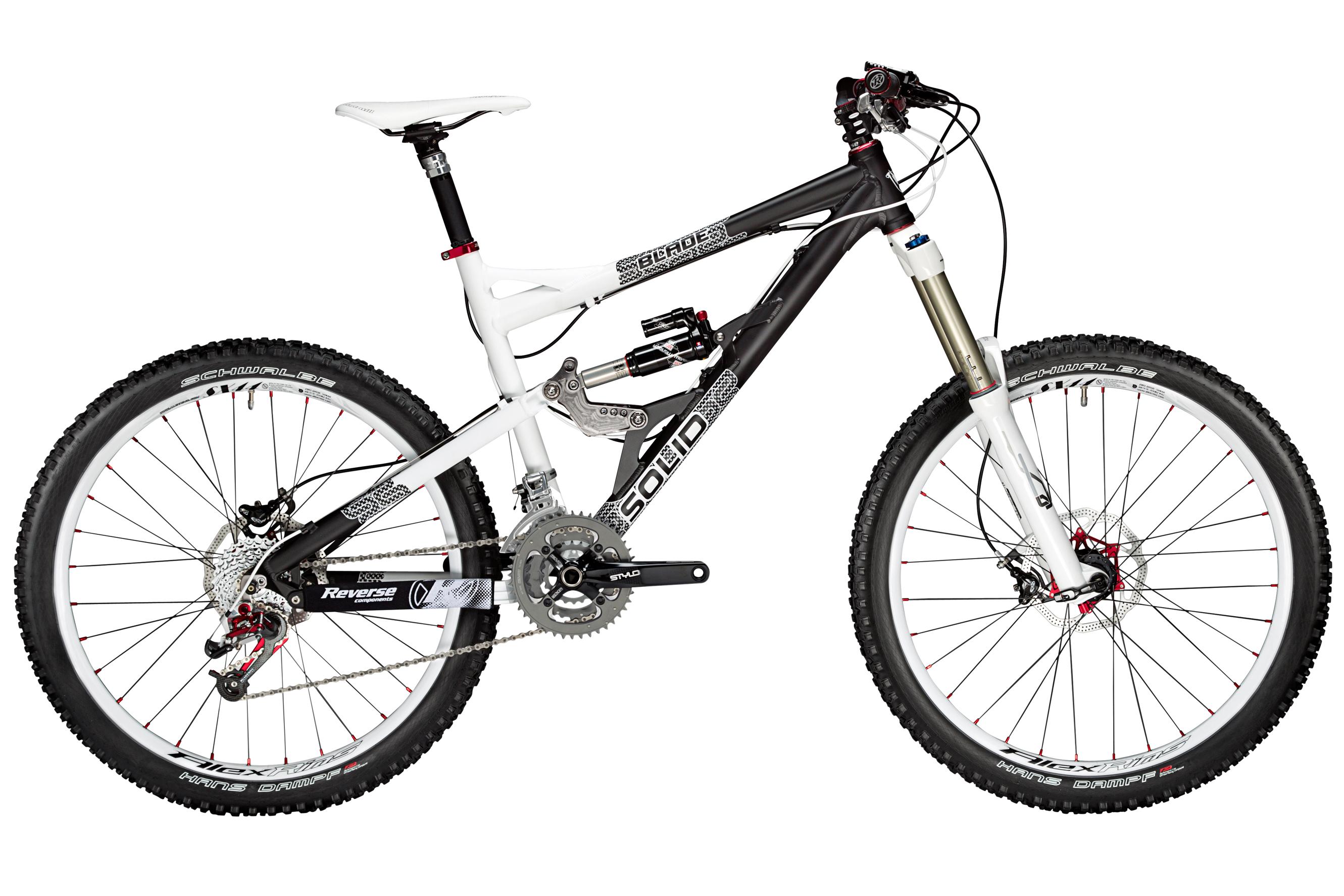 Foto MTB Solid Bikes Blade Enduro Comp blanco/negro , 48,3 cm
