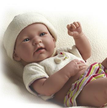 Foto Muñecas Berenguer dolls-La Newborn (niño) -trajecito rayas-43 cm