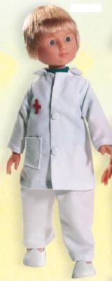 Foto Muñeco Bebe Reborn Doctor Vinilo Muñeca 35cm Doll