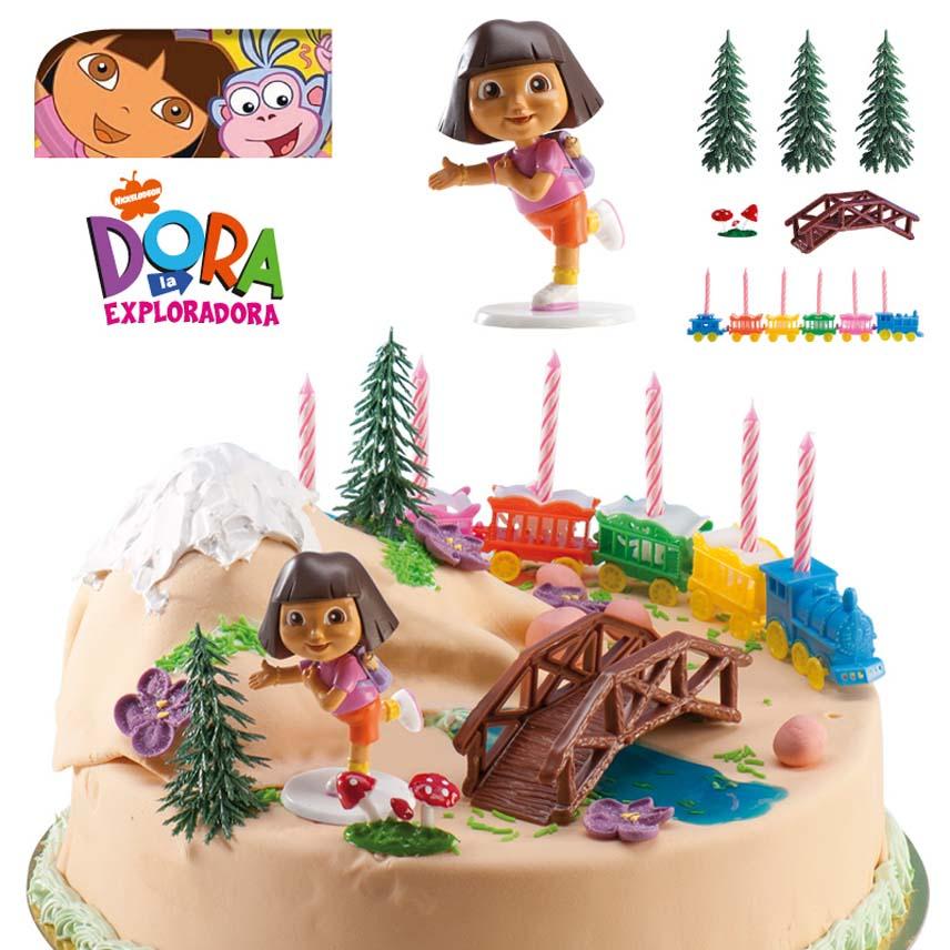 Foto Muñeco Kit Dora La Exploradora Plástico