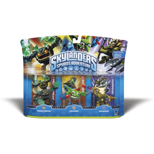 Foto Muñeco skylanders triple pack b (prism/boomer/voodoo)