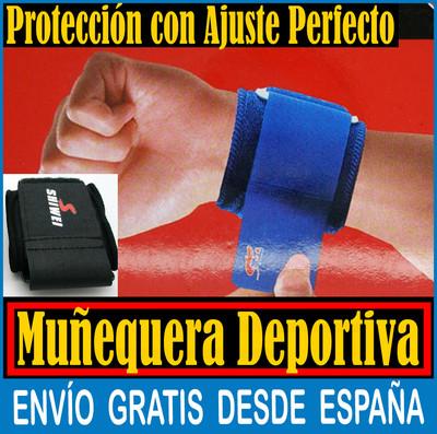 Foto Muñequera De Proteccion En Neopreno Para Padel Muñeca Ajustable Con Velcro 2346r