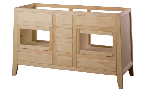 Foto Mueble baño rustika doble 147 cm.