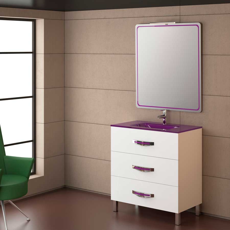 Foto Mueble de baño Garona 80 blanco de Torvisco
