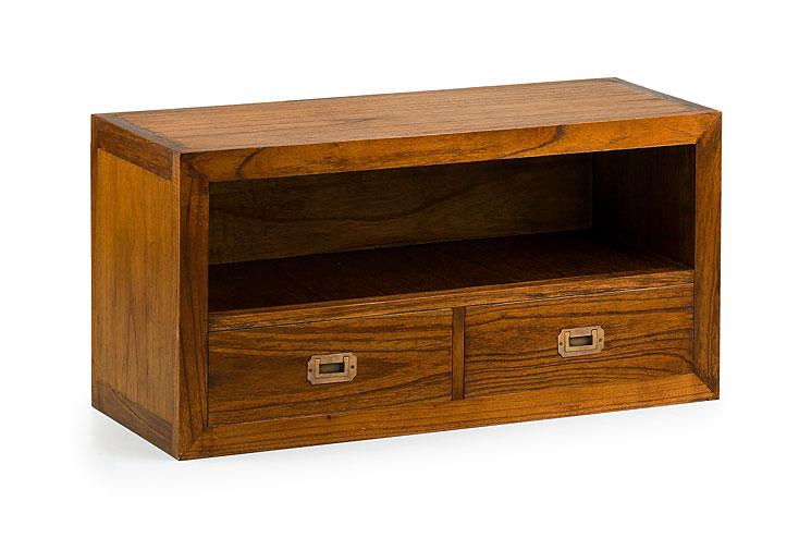 Foto Mueble de TV Combi 2 Cajones Colonial Star