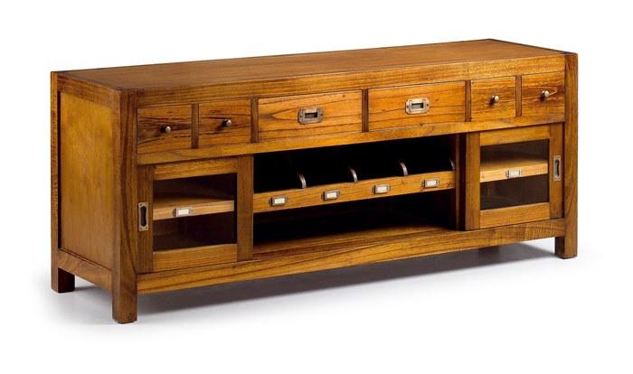 Foto Mueble tv star 2 puertas correderas