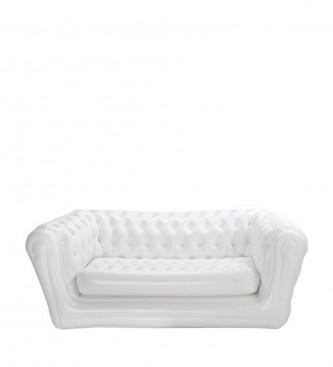 Foto Muebles de diseNo. Sofa hinchable Chester blanco-203x82x107cm / 2-3 pl