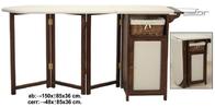 Foto muebles de plancha color nogal