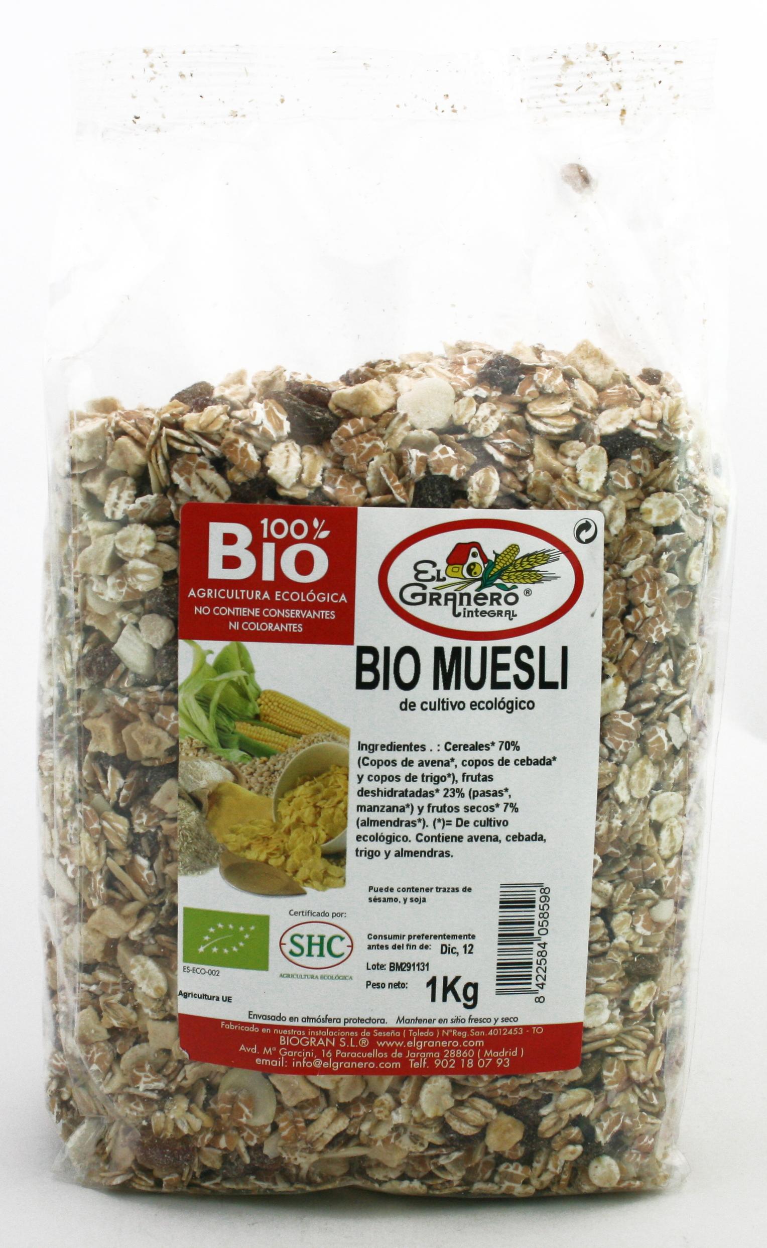 Foto MUESLI BIO 1KG EL GRANERO