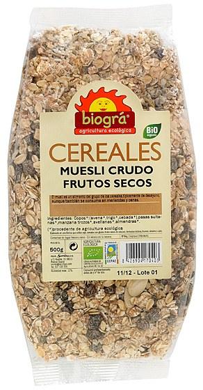 Foto Muesli crudo - furtos secos 500 gr sorribas biogra