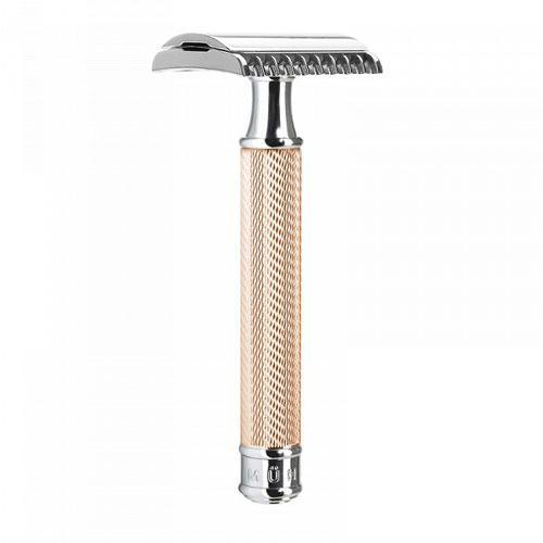 Foto Muhle R41 Open Comb Rosegold Handle Safety Razor