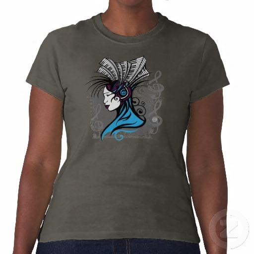 Foto Mujer del piano Camisetas