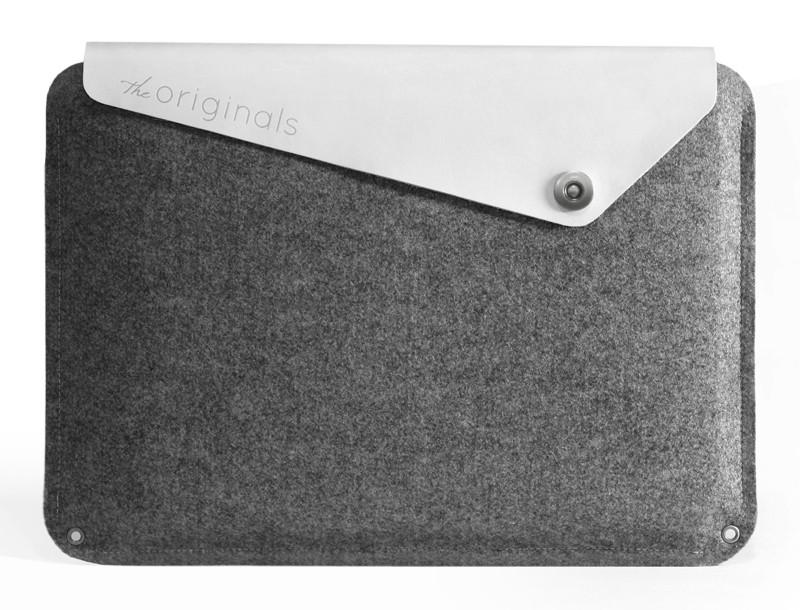 Foto Mujjo Woolfelt Leather Sleeve for MB Air 13
