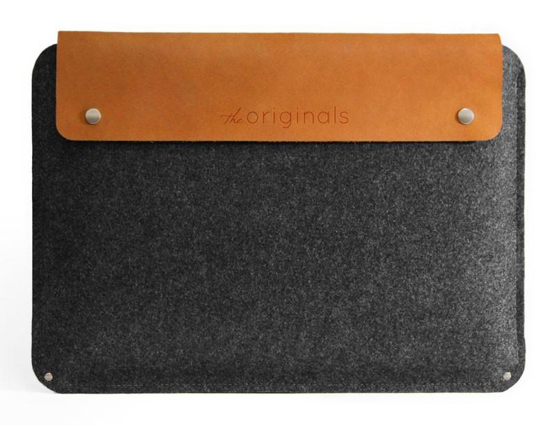 Foto Mujjo Woolfelt Leather Sleeve for MB Pro 13