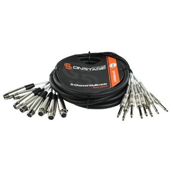 Foto Multicable xlr hembra mas de conector, 8 canales, 4 m, onstage