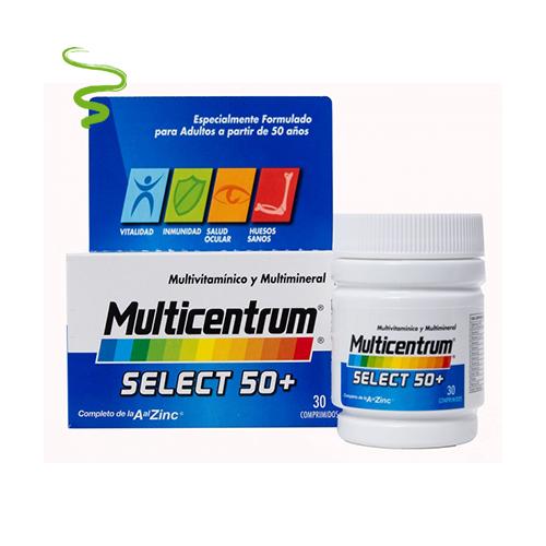 Foto Multicentrum Select 50+ 30 Comprimidos