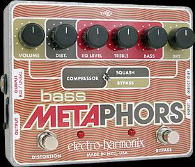 Foto Multiefectos Electro-Harmonix Pedalera Bass Metaphors Preamp-EQ-Distorsion-Compresor-DI