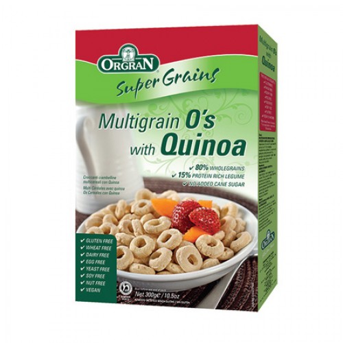 Foto Multigrain O’s con quinoa 300 gr (Orgran)