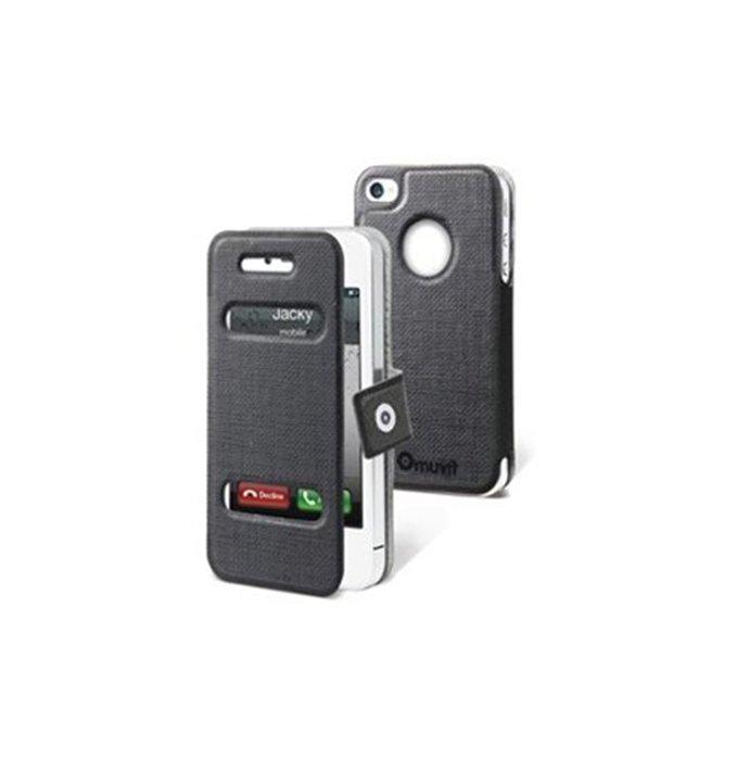 Foto Muvit funda agenda iPhone 4/4S negro