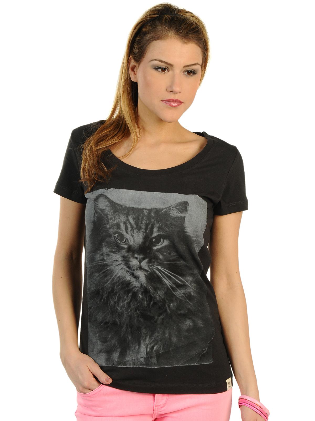 Foto Nümph Kat Camiseta caviar L