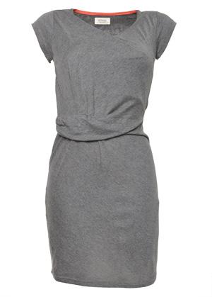 Foto Nümph Melody Jersey Dress Grey Melange M - Vestidos cortos,Vestidos de jersey