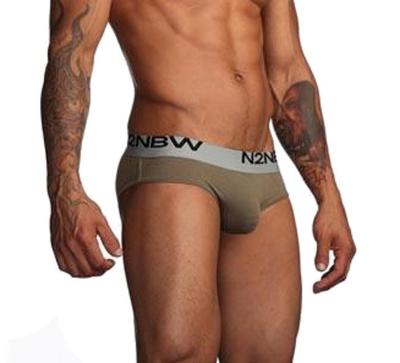 Foto N2n Bodywear Mojave Hip Brief Olive S Men Underwear
