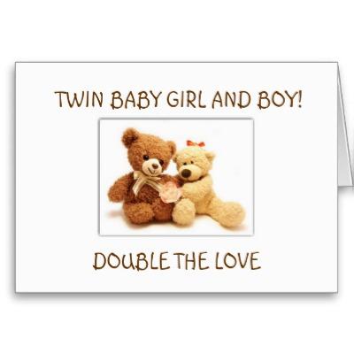 Foto Nacimiento De Los Gemelos De La Niña Y Del Bebé Felicitaciones