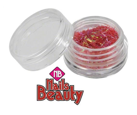 Foto Nails Art - Hilo Brillante - Rojo/dorado