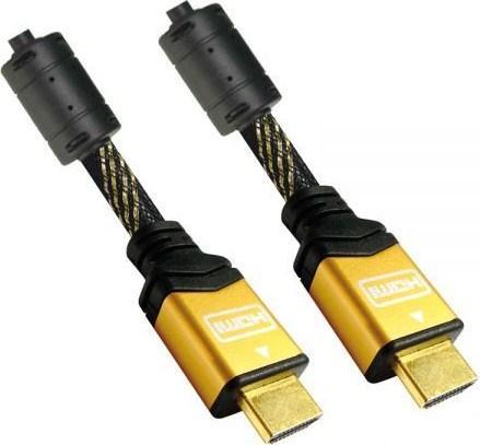 Foto Nano Cable Cable Hdmi V1.4 Ferrita Oro A/m-a/m 3m